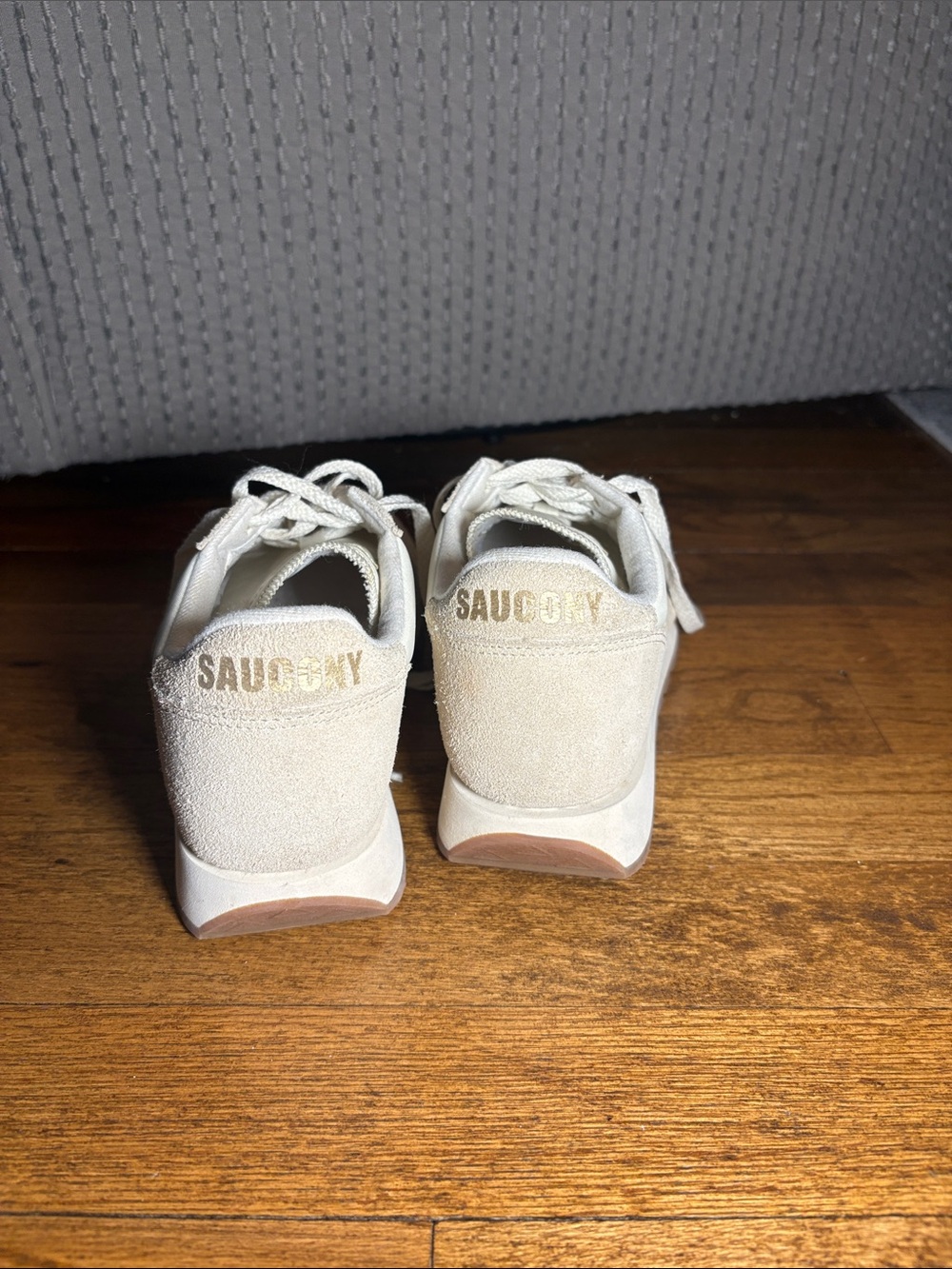 Saucony Women's Cream and Beige Casual Sneakers - Picture 3 of 4